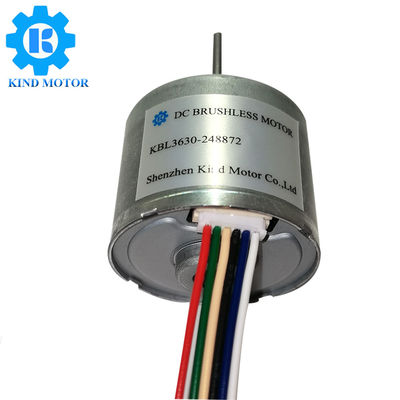 micro motore senza spazzola di CC 6vdc, motore a magnete permanente 16W di 150g Bldc