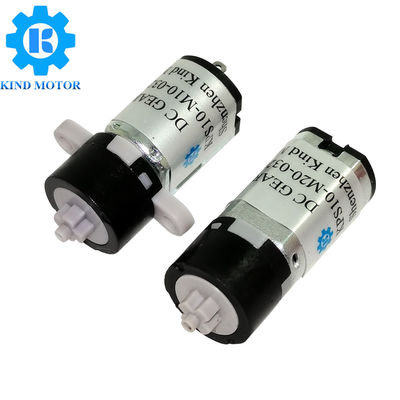 Motore di plastica dell'ingranaggio di CC del micro 10mm 1.5v 3v 6v con il montaggio dell'orecchio e con i cavi