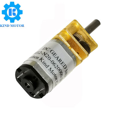 Motore ad ingranaggi a 0,5 pollici a basso rumore della spazzola di carbone del metallo di 12mm N10 N20 N30 3v 5v 6v