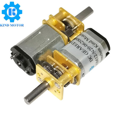 Motore ad ingranaggi a 0,5 pollici a basso rumore della spazzola di carbone del metallo di 12mm N10 N20 N30 3v 5v 6v
