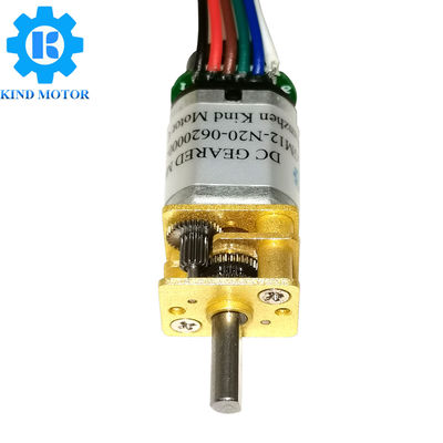 Mini motore del cambio di riduzione di CC 3volt 3.3volt 5volt 6volt 12volt 24volt di N10 N20 N30 con il codificatore