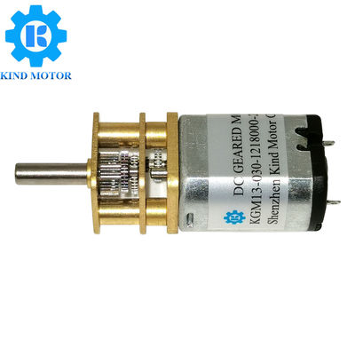 coppia di torsione del piccolo motore dell'ingranaggio di 13mm l'alta, 26g ha spazzolato il motore 12v di CC