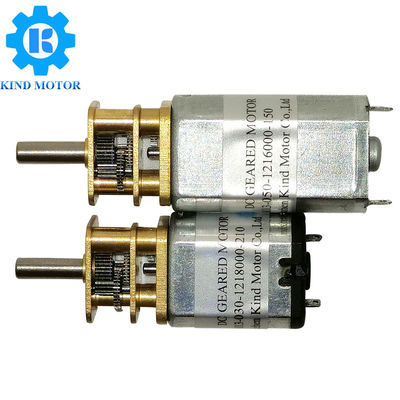 coppia di torsione del piccolo motore dell'ingranaggio di 13mm l'alta, 26g ha spazzolato il motore 12v di CC