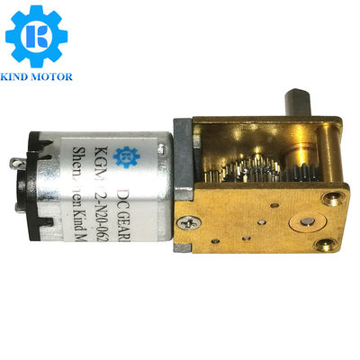 La piccola coppia di torsione 10-6000rpm N30 del motore 12v dell'ingranaggio a vite alta ha spazzolato
