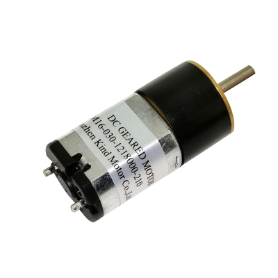 Piccolo motore spazzolato planetario 6v a magnete permanente a basso rumore 12v 24v di CC