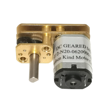 Micro motore parallelo 180mNm, motore ad angolo retto di CC dell'asse di asse del riduttore dell'ingranaggio 2.2W