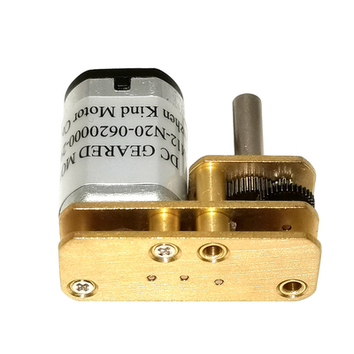 Micro motore parallelo 180mNm, motore ad angolo retto di CC dell'asse di asse del riduttore dell'ingranaggio 2.2W