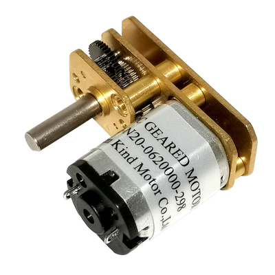 Micro motore parallelo 180mNm, motore ad angolo retto di CC dell'asse di asse del riduttore dell'ingranaggio 2.2W
