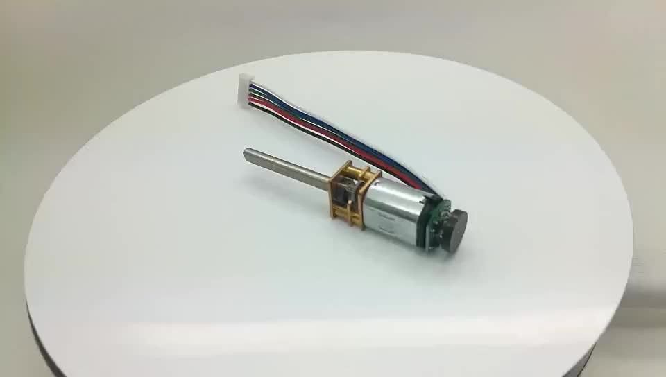 Micro motore ad alta coppia a 300 giri al minuto 3v 5v 6v 12v 12 volt 24v n20 motore ad azione continua ad azione continua con cambio da 12 mm e codificatore ppr