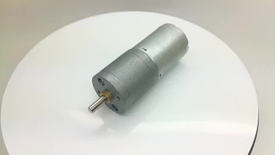 gm25 370 25 mm motore ad alta coppia 12v 24v a corrente continua 5 giri al minuto 80 giri al giorno 600 giri al giorno