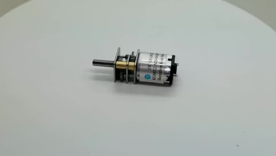 Microfluidi a basso rumore 10*12mm GM12-N10 N20 N30 dc 1.5v-24v ingranaggi in acciaio inossidabile di alta resistenza motore di ingranaggi metallici