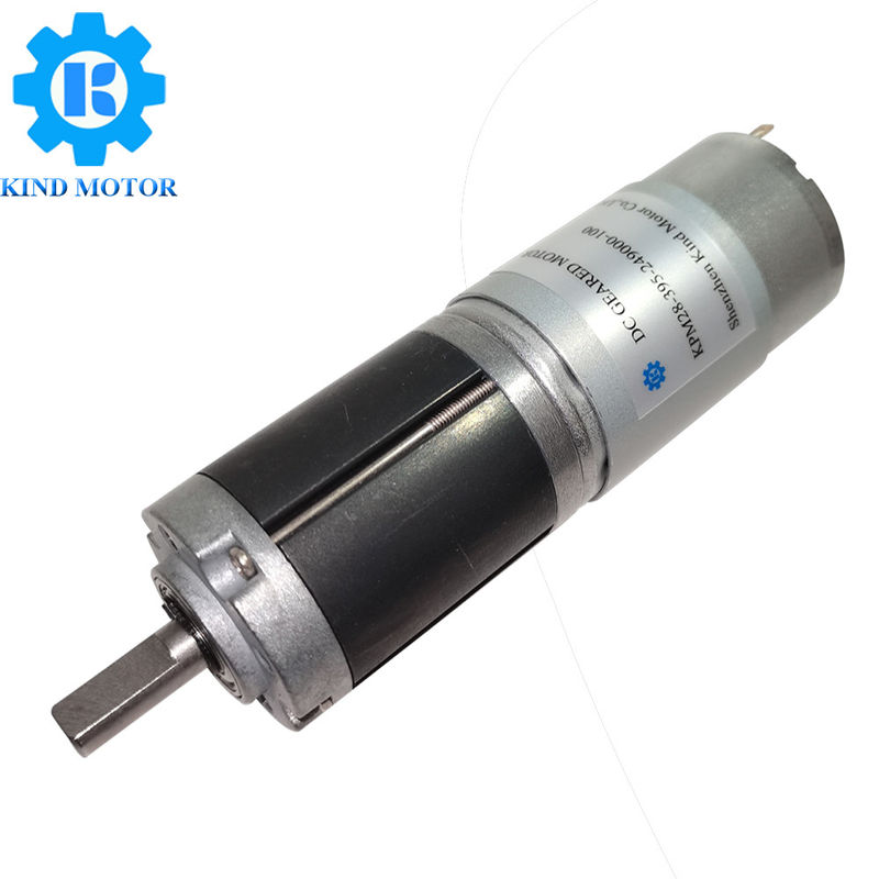 Motore ad alta coppia a bassa velocità di diametro 28 mm dc 6v-24v con codificatore
