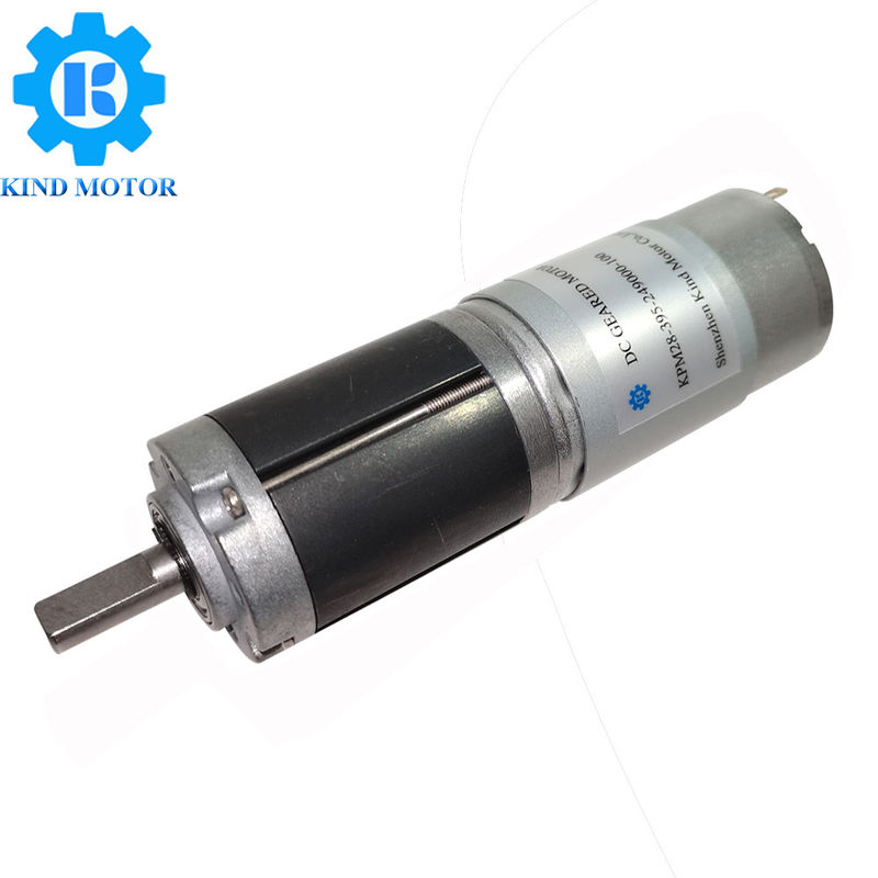 24 volt hanno spazzolato la CC hanno innestato il diametro del motore 28mm con l'asse di re bemolle di 6mm