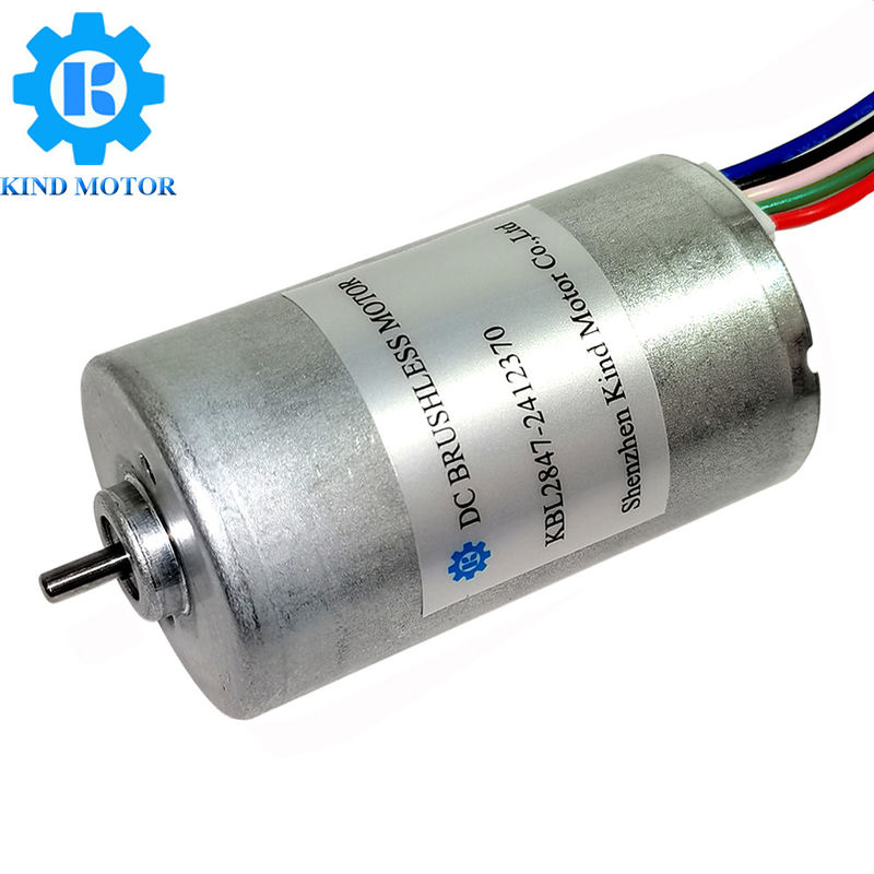 La fabbrica fornisce al motore senza spazzola di CC 12-24v del bldc a basso rumore del nidec di 28mm l'asse di 2.3mm