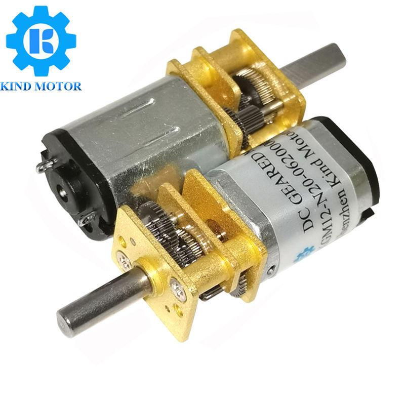 Micro motore di riduzione dell'ingranaggio di CC di GM12-N20 3v 5v 6v 12v N20 n30 12mm