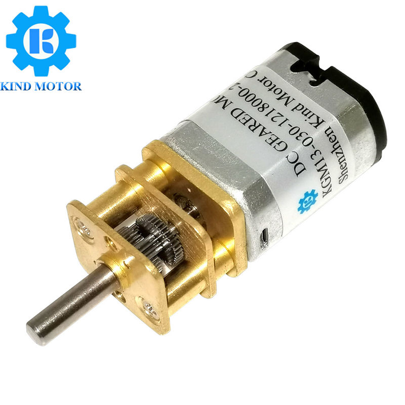coppia di torsione del piccolo motore dell'ingranaggio di 13mm l'alta, 26g ha spazzolato il motore 12v di CC