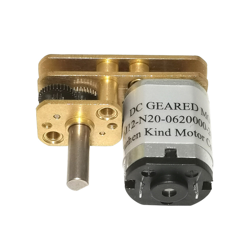 Micro motore parallelo 180mNm, motore ad angolo retto di CC dell'asse di asse del riduttore dell'ingranaggio 2.2W